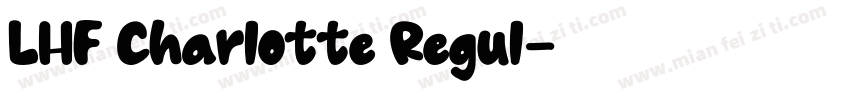 LHF Charlotte Regul字体转换